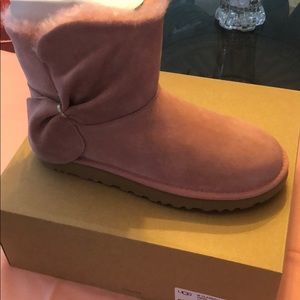 Pink UGG Classic mini twist